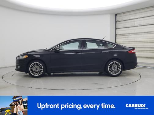 Black 2015 Ford Fusion Titanium