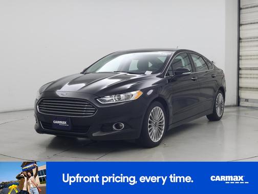 Black 2015 Ford Fusion Titanium