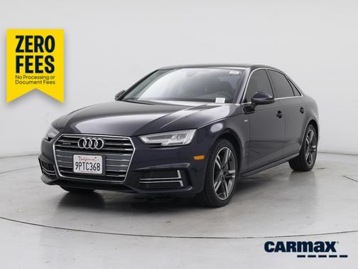 Black 2018 Audi A4 Premium Plus