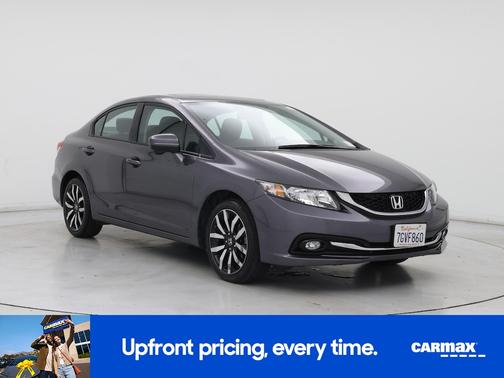 Gray 2014 Honda Civic EX-L