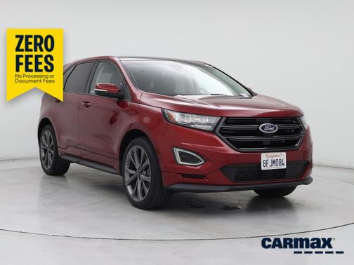 Red 2018 Ford Edge Sport