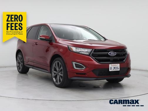 Red 2018 Ford Edge Sport