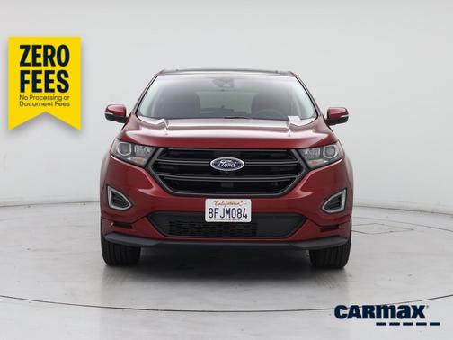 Red 2018 Ford Edge Sport