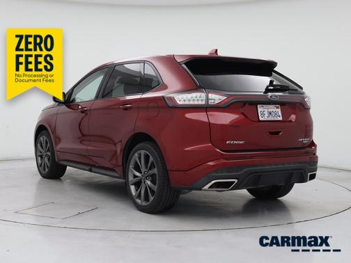 Red 2018 Ford Edge Sport