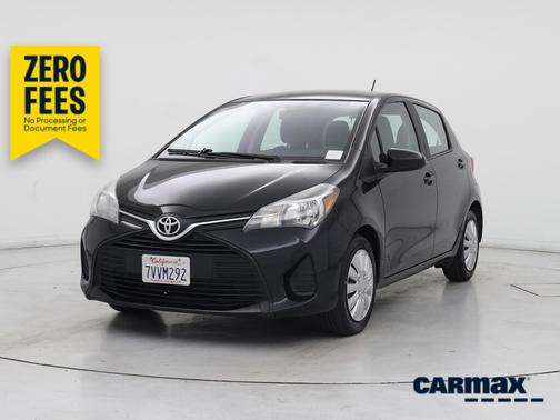 Black 2015 Toyota Yaris L