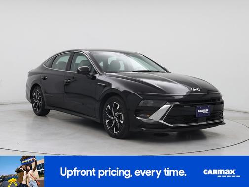 Black 2025 Hyundai SONATA SEL