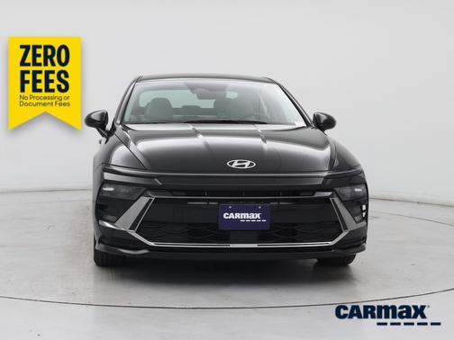 Black 2025 Hyundai SONATA SEL