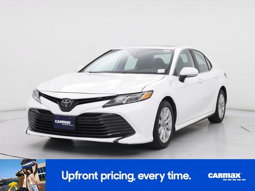 White 2019 Toyota Camry LE