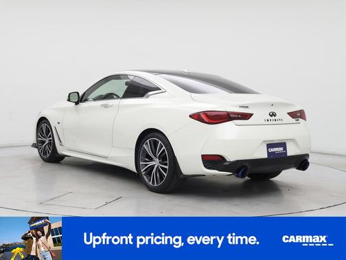 White 2018 INFINITI Q60 Luxe