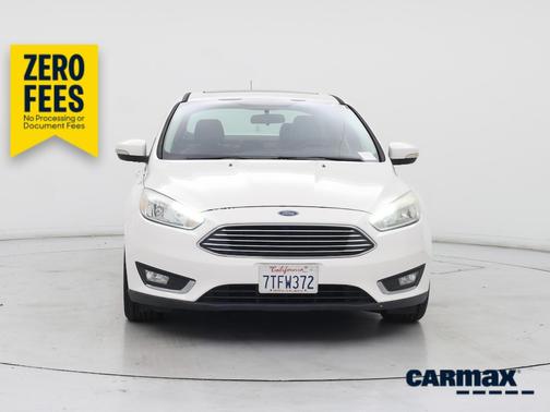 White 2015 Ford Focus Titanium