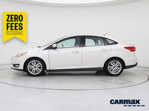 White 2015 Ford Focus Titanium