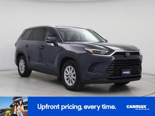 Blue 2025 Toyota Grand Highlander LE