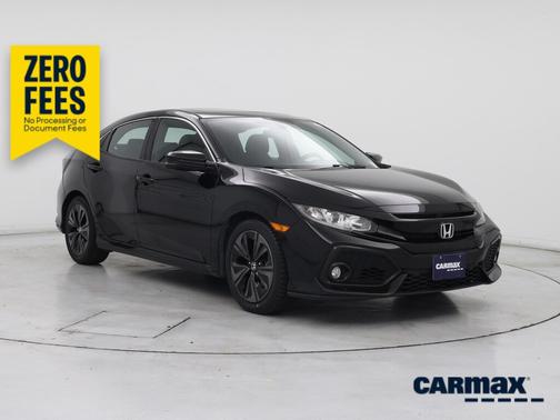Black 2018 Honda Civic EX