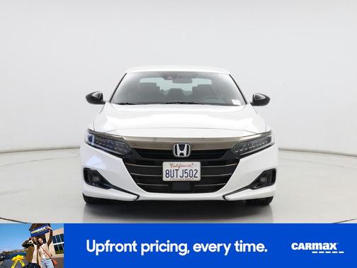 White 2021 Honda Accord Sport