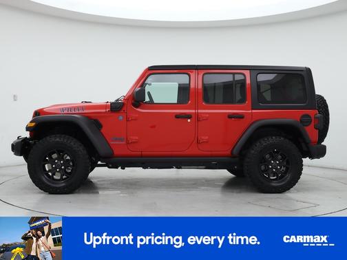 Red 2025 Jeep Wrangler 4xe Sport S