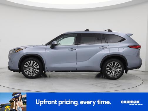 Blue 2021 Toyota Highlander Platinum