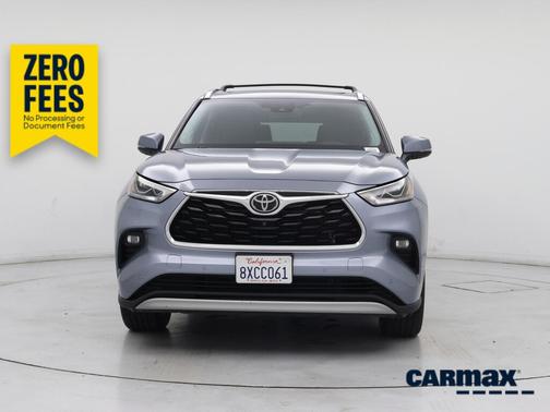 Blue 2021 Toyota Highlander Platinum