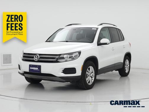 White 2016 Volkswagen Tiguan S