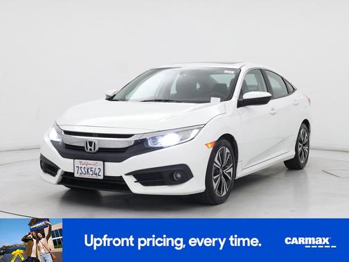 White 2016 Honda Civic EX-T
