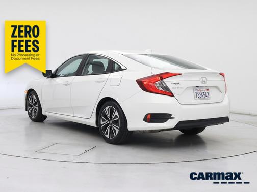 White 2016 Honda Civic EX-T