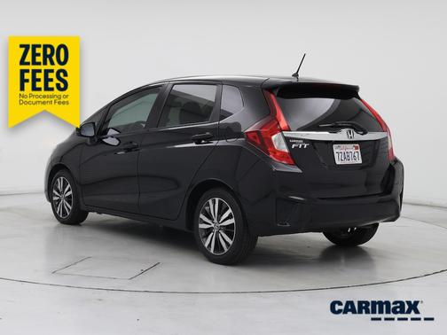 Black 2017 Honda Fit EX