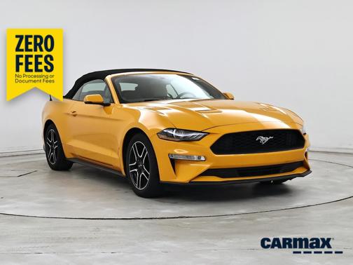 Orange 2019 Ford Mustang Ecoboost Premium