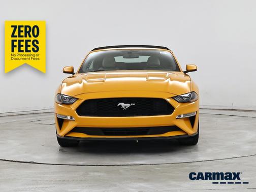 Orange 2019 Ford Mustang Ecoboost Premium