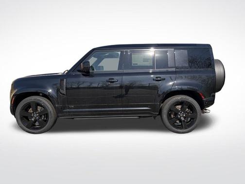 Santorini Black 2025 Land Rover Defender P525 V8