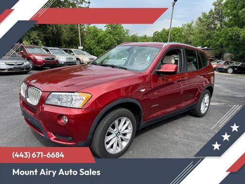 Burgundy 2013 BMW X3 xDrive28i