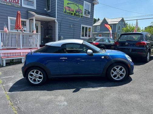 Blue 2013 MINI Coupe Cooper