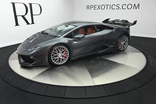 Gray 2015 Lamborghini Huracan LP610-4