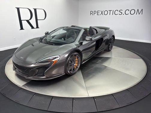 Gray 2015 McLaren 650S Spider
