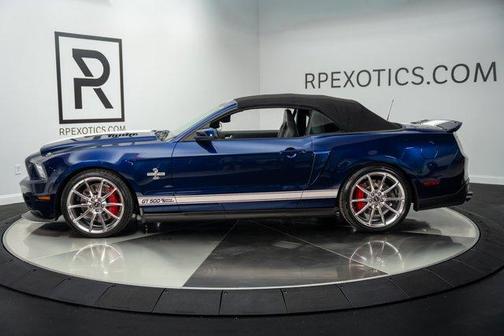 Blue 2012 Ford Shelby GT500 Base