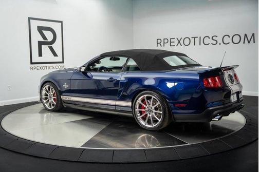 Blue 2012 Ford Shelby GT500 Base