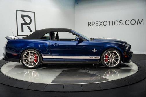 Blue 2012 Ford Shelby GT500 Base