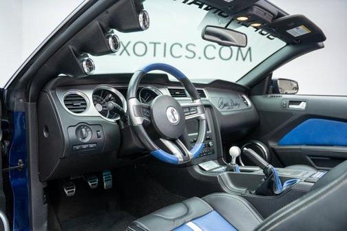 Blue 2012 Ford Shelby GT500 Base