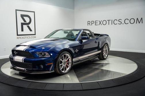 Blue 2012 Ford Shelby GT500 Base