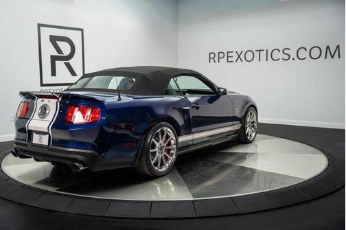 Blue 2012 Ford Shelby GT500 Base