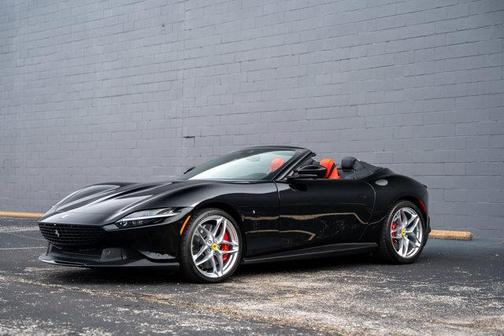 Black 2025 Ferrari Roma Spider Base