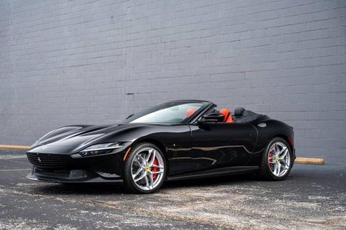 Black 2025 Ferrari Roma Spider Base
