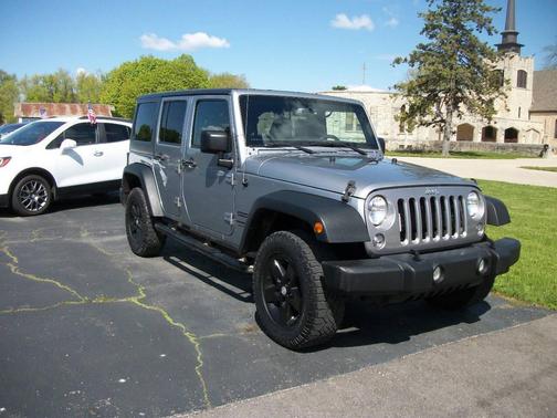 Silver 2018 Jeep Wrangler JK Unlimited Sport
