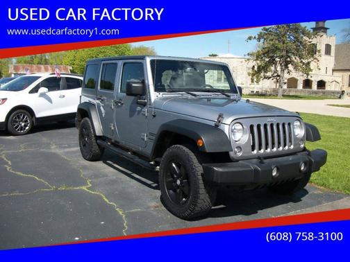Silver 2018 Jeep Wrangler JK Unlimited Sport