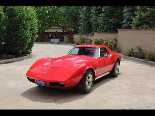 RED 1973 Chevrolet Corvette Base