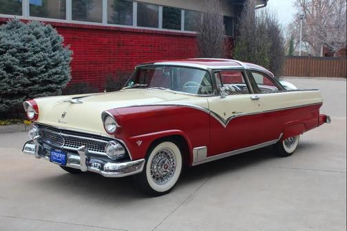 RED/WHITE 1955 Ford Crown Victoria Base