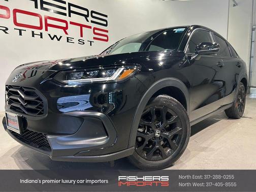 Crystal Black Pearl 2024 Honda HR-V AWD Sport