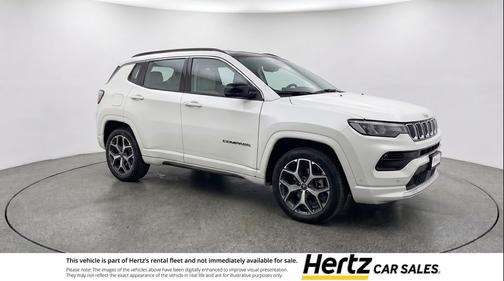 Bright White Clearcoat 2025 Jeep Compass Limited