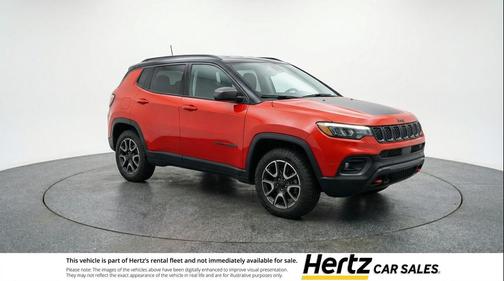 Red Hot Pearlcoat 2025 Jeep Compass Trailhawk