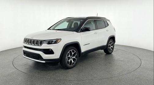 Bright White Clearcoat 2025 Jeep Compass Limited
