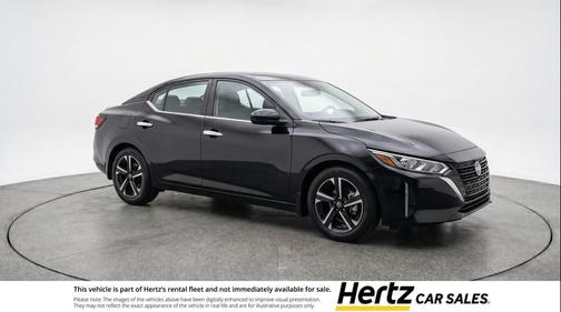 Super Black 2025 Nissan Sentra SV