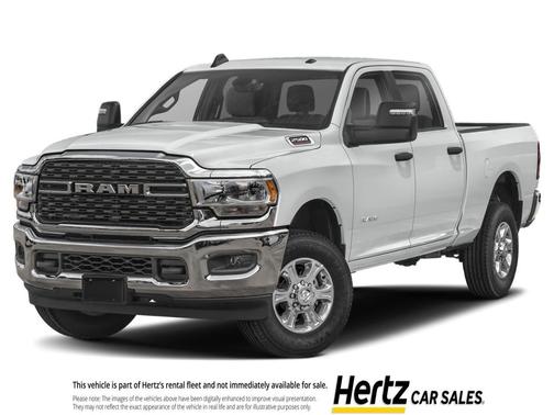 Bright White Clearcoat 2024 RAM 2500 Big Horn Crew Cab 4x4 6'4' Box
